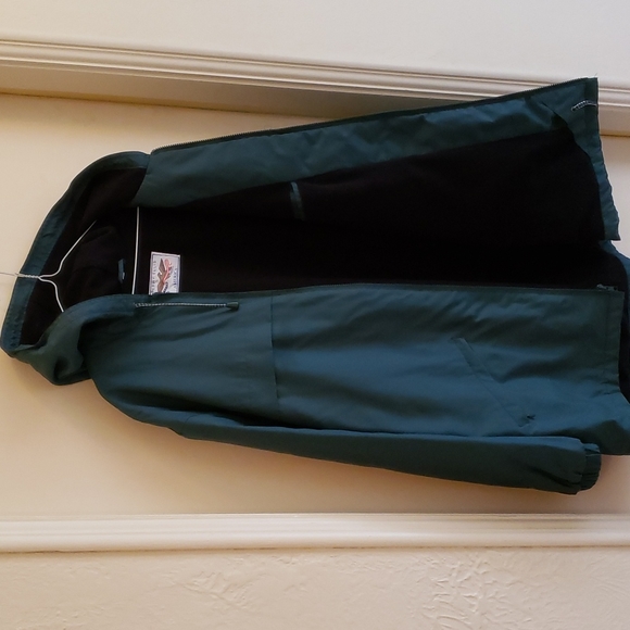 Vintage Perry Ellis America Green Jacket With Hood Size M - Picture 3 of 10